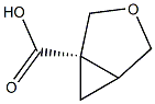 (1S, 5S)-3-Oxabicyclo[3.1.0]hexane-1-carboxylic acid structure