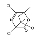 4,6-Dichloro-8-methoxy-1,8-dimethyl-2-oxa-5-aza-bicyclo[2.2.2]oct-5-en-3-one Structure