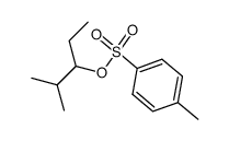 1-ethyl-2-methylpropyl toluene-p-sulphonate结构式