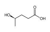 (4R)-4-Hydroxypentanoic acid结构式