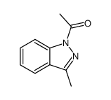 1-acetyl-(1H)-3-methylindazole Structure