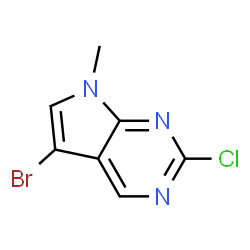 5-bromo-2-chloro-7-methyl-7H-pyrrolo[2,3-d]pyrimidine picture