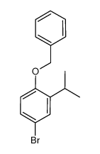 1-benzyloxy-4-bromo-2-isopropylbenzene Structure