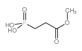 methyl phosphonopropanoate Structure