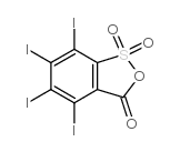 Tetraiodo-2-sulfobenzoic Anhydride Structure