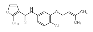 N-[4-chloro-3-(3-methylbut-2-enoxy)phenyl]-2-methyl-furan-3-carbothioamide picture