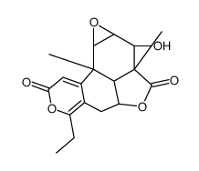 (1aR)-1aβ,2a,4aβ,4bβ,5,9cβ-Hexahydro-2α-hydroxy-2aβ,9bα-dimethyl-6-ethyl-2H,3H-furo[2',3',4':4,5]oxireno[7,8]naphtho[2,1-c]pyran-3,8(9bH)-dione Structure