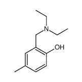 2-(diethylaminomethyl)-4-methylphenol结构式