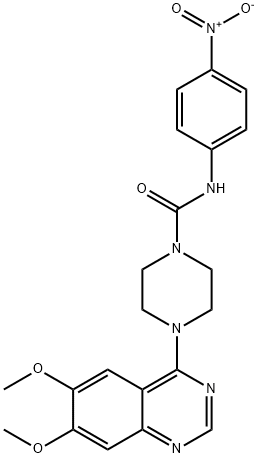 4-(6,7-dimethoxy-4-quinazolinyl)-N-(4-nitrophenyl)-1-piperazinecarboxamide picture