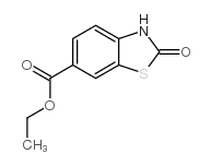 2,3-二氢-2-氧代-6-苯并噻唑羧酸乙酯结构式