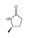 (5R)- 5-Methyl-2-Pyrrolidinone Structure