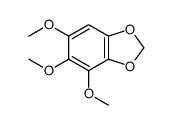 4,5,6-trimethoxy-1,3-benzodioxole结构式