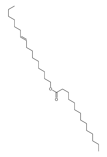 Tetradecanoic acid (Z)-9-hexadecenyl ester structure