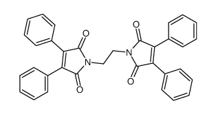 1-[2-(2,5-dioxo-3,4-diphenylpyrrol-1-yl)ethyl]-3,4-diphenylpyrrole-2,5-dione结构式