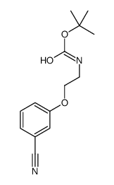 3-(BOC-AMINOETHYLOXY)BENZONITRILE picture