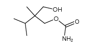 2-Methyl-2-isopropyl-3-carbamoyloxy-propanol-1 Structure