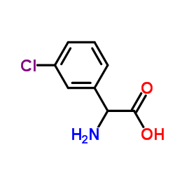 Amino(3-chlorophenyl)acetic acid structure