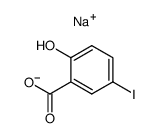 sodium salt of 5-iodosalicylic acid结构式