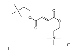 trimethyl-[2-[(Z)-3-(2-trimethylammonioethoxycarbonyl)prop-2-enoyl]oxy ethyl]azanium diiodide结构式