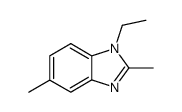 1H-Benzimidazole,1-ethyl-2,5-dimethyl-(9CI) structure