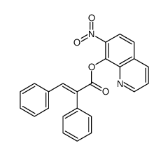 (7-nitroquinolin-8-yl) (E)-2,3-diphenylprop-2-enoate Structure