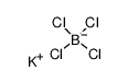 potassium tetrachloroborate Structure