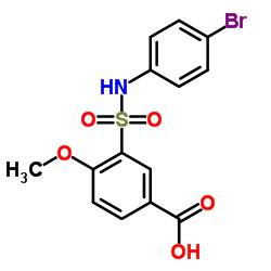 3-(4-BROMO-PHENYLSULFAMOYL)-4-METHOXY-BENZOIC ACID图片