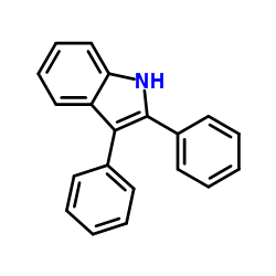 2,3-DIPHENYLINDOLE Structure