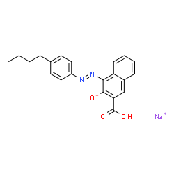 sodium 4-[(4-butylphenyl)azo]-3-hydroxy-2-naphthoate picture