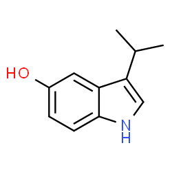 1H-Indol-5-ol,3-(1-methylethyl)-(9CI)结构式