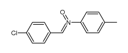 α-p-chlorophenyl-N-(p-methylphenyl)nitrone Structure