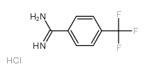 4-TRIFLUOROMETHYL-BENZAMIDINE HCL structure