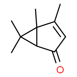 Bicyclo[3.1.0]hex-3-en-2-one, 4,5,6,6-tetramethyl-, (-)- (9CI) structure