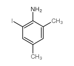 2-碘-4,6-二甲基苯胺结构式