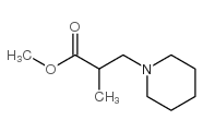 methyl α-methylpiperidine-1-propionate Structure