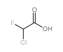 Acetic acid,2-chloro-2-fluoro- Structure