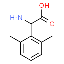 BENZENEACETIC ACID,A-AMINO-2,6-DIMETHYL- structure