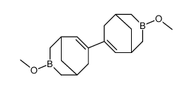 3,3'-dimethoxy-[7,7']bi[3-bora-bicyclo[3.3.1]nonyl]-6,6'-diene结构式