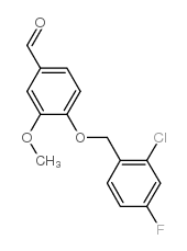 4-[(2-氯-4-氟苄基)氧基]-3-甲氧基苯甲醛图片