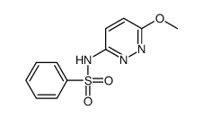 N-(6-methoxypyridazin-3-yl)benzenesulfonamide Structure