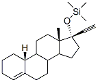 Trimethyl[[(17R)-19-norpregn-4-en-20-yn-17-yl]oxy]silane结构式