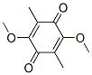 2,5-Dimethoxy-3,6-dimethyl-2,5-cyclohexadiene-1,4-dione Structure