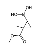 Cyclopropanecarboxylic acid, 2-borono-1-methyl-, 1-methyl ester, (1S,2R)- picture