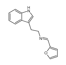 furfurylidene-(2-indol-3-yl-ethyl)-amine Structure