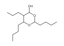 2,6-dibutyl-5-propyl-1,3-dioxan-4-ol Structure