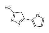 3-(furan-2-yl)-1,4-dihydropyrazol-5-one Structure