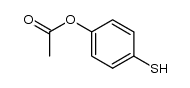 p-mercaptophenyl acetate Structure