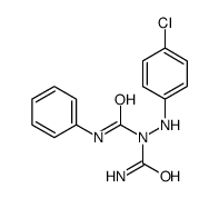 1-carbamoyl-1-(4-chloroanilino)-3-phenylurea Structure