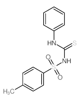 1-Phenyl-2-thio-3-(p-tolylsulfonyl)urea结构式