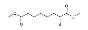 2-bromo-octanedioic acid dimethyl ester结构式